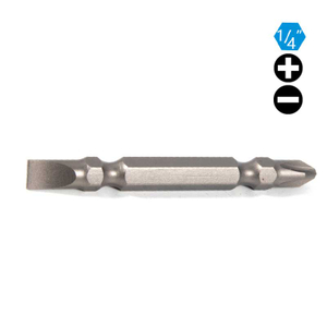Phillips & Slotted Double Ended Power Bit